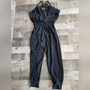 Women's black romper